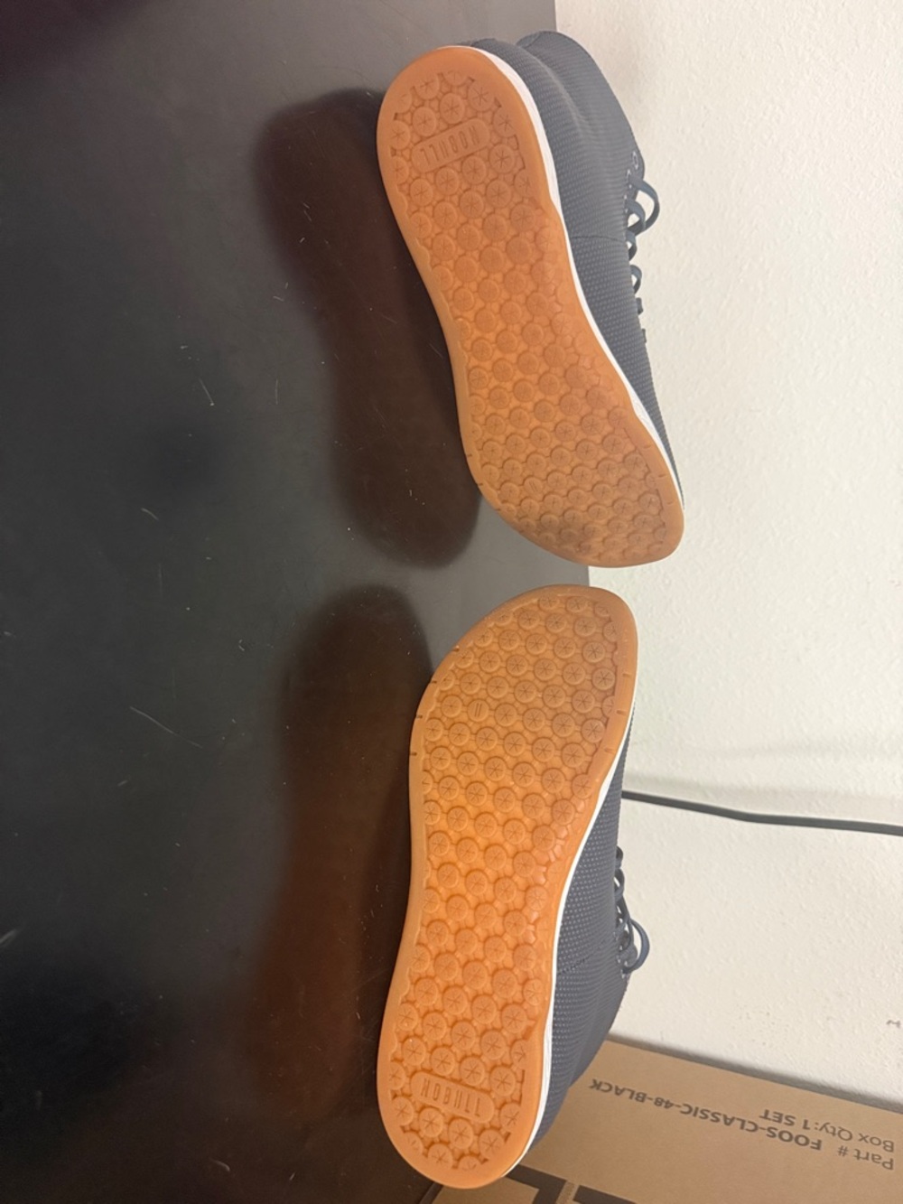 NOBULL Navy High-Top Sneakers with Gum Sole - Picture 4 of 5